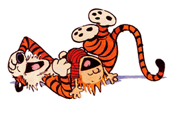 Calvin & Hobbes Laughing