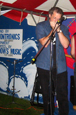 Joel at the Riverhead Blues Festival