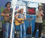 Mark T., Laurie & Joel at the Riverhead Blues Festival